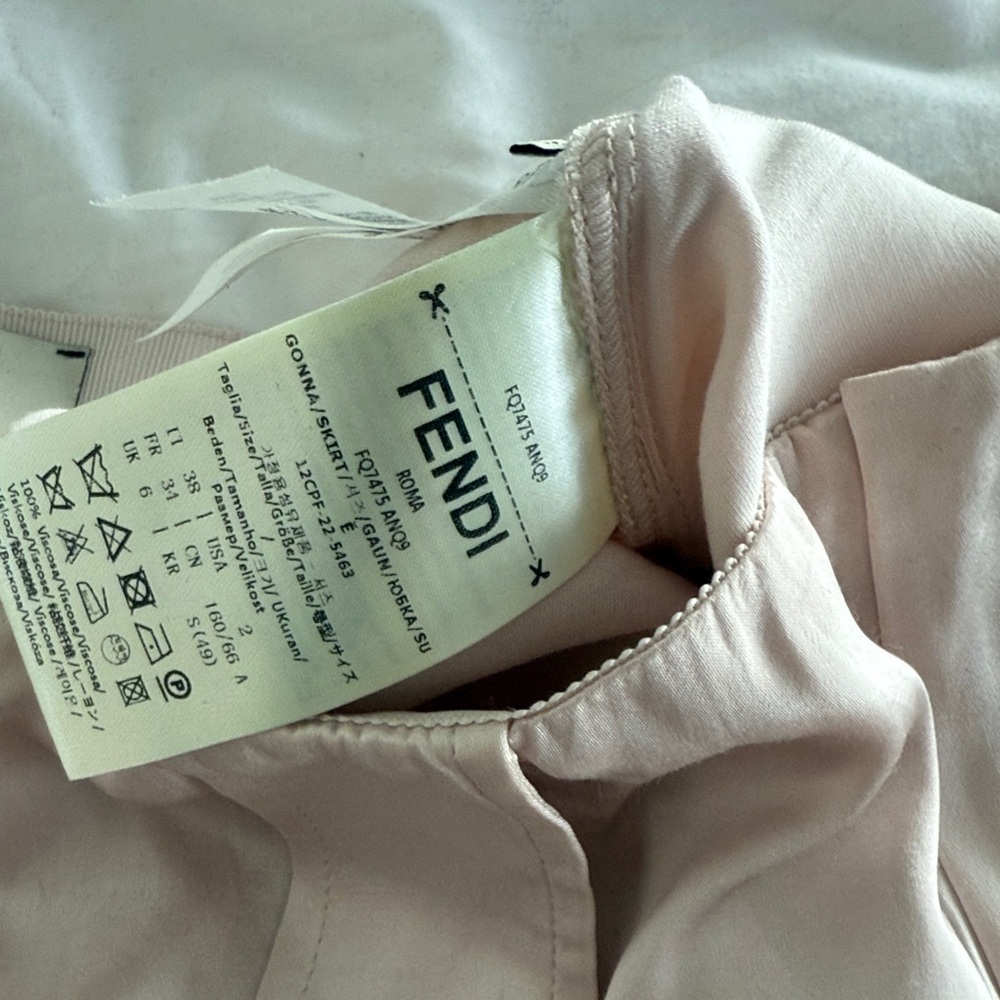 Fendi Cream Cargo Trousers - Picture 8 of 8